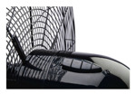 Ventilador De Pie Axel Ax-pie30 Negro Con 2 Palas De  Metal