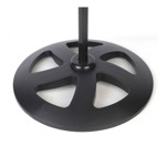 Ventilador De Pie Axel Ax-pie30 Negro Con 2 Palas De  Metal