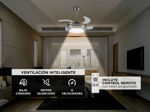 Ventilador de Techo Liliana Con Aspas Retractiles