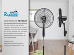 Ventilador de Pie Liliana VPD20R 20" Silencioso Digital Orbital 90w con Repeler y Control Remoto