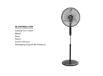 Ventilador de Pie Liliana VPD20R 20" Silencioso Digital Orbital 90w con Repeler y Control Remoto