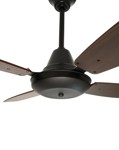 Ventilador de techo VTA 420 Wengue y Negro Microtexturado