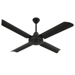Ventilador de techo Severbon palas de acero VTA 420 NEGRO MICROTEXTURADO 5 velocidades