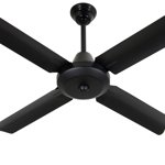 Ventilador de techo Severbon palas de acero VTA 420 NEGRO MICROTEXTURADO 5 velocidades