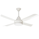 Ventilador de techo Severbon palas de acero VTA 420 TA - Blanco c/ luz led