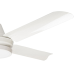 Ventilador de techo Severbon palas de acero VTA 420 TA - Blanco c/ luz led