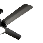 Ventilador de techo Severbon palas de acero VTA 420 Negro Microtex c/ luz led