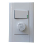 Ventilador de techo Severbon palas de mdf foliado VTA 420 Wengue y Negro C/ LUZ LED