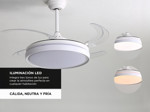 Ventilador de Techo Winco W1342 con Luz LED
