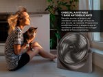 Ventilador Turbo Reclinable 20" Liliana VTF20P - 5 Aspas Negras, Base Antideslizante, 3 Velocidades