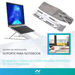 Soporte Para Notebook Nictom SPN01 Aluminio Ajustable Plegable Portatil