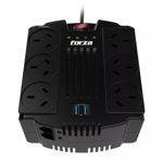 ESTABILIZADOR DE TENSION FORZA FVR-1202USB-A 220V 1200VA600W 6-IRAM X2 USB (FVR-1202USB-A)