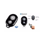 Disparador Control Remoto Bluetooth Shutter Selfie iPhone Android - Color NEGRO