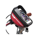 Porta Celular Gps Bolso Bicicleta Impermeable B-soul Alforja - ROJO OSCURO