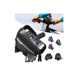 Porta Celular Gps Bolso Bicicleta Impermeable B-soul Alforja - ROJO OSCURO