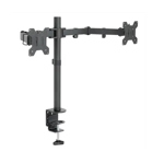 Soporte Para Monitor Doble De Mesa Articulado Metálico