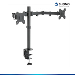 Soporte Para Monitor Doble De Mesa Articulado Metálico