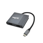 Docking USB C 3.1 a 2 puertos HDMI, USB 3.0, PD 100W NISUTA - NSUCD6