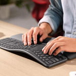 Teclado Ergonomico Logitech Ergo K860 Inalambrico Pc Web