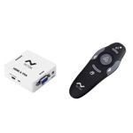 Combo Conversor HDMI a VGA + Puntero Laser Presentador Nictom Inalambrico