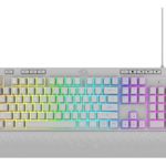 Teclado Redragon Shiva K512W RGB Blanco Membrana