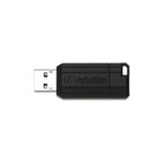 Pen Drive Pinstripe Verbatim 128gb Usb 3.0 Black