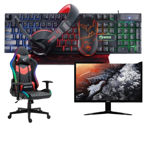 Silla Gamer + Combo Gamer 4 En 1 + Monitor Acer 24