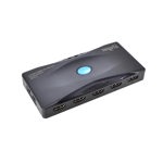 Switch HDMI 5X1 puertos, con control remoto, 3D, 4K NISUTA - NSSWH5