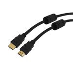 Cable HDMI de 5m dorado V2.0 con filtros 2160P 4K x 2K NISUTA - NSCAHDMI5