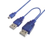 CABLE MINI USB 2.0 A 2 USB AM de 1 M NISUTA - NSCAMIUSBA2