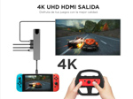Adaptador USB C Hub Para Mac Apple 6 en 1
