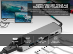 Adaptador USB C Hub Para Mac Apple 6 en 1