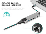 Adaptador USB C Hub Para Mac Apple 6 en 1