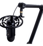 Kit Estudio Blue Yeticaster Microfono Brazo Flexible Pc Web