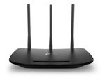 Router Wi-fi Tp-link Tl-wr940n 450 Mbps 3 Antenas Negro