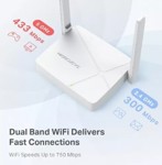 Router Wifi Mercusys Mr20 Dual Band Ac750 Inalamb 750mbps