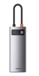 Hub Usb Adaptador 6 Puertos Baseus A00877 Pd 100w Hdmi + Gbe