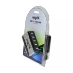 Hub Multi Usb De 7 Puertos Nisuta Adaptador Con Alimentacion