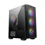 GABINETE MATX MSI MAG FORCE M100A ACRILICO 3 COOLER RGB BLACK