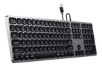 Teclado De Aluminio Satechi Con Cable Usb Key Pad Apple iMac Gris