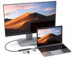 Hub Adaptador Satechi A00207 Usb C Multipuertos Slim Usb 3.0 Hdmi 4k Msd V2 Space Gray
