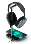Soporte 2en1 Para Auriculares C/cargador Inalambrico Satechi