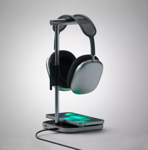 Soporte 2en1 Para Auriculares C/cargador Inalambrico Satechi