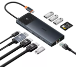 Hub Adaptador Usb C Baseus 11 En 1 2 Hdmi 4k 60hz Dp 4k 100w