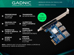 Adaptador Pcie 1x A 4 Usb Multiplicador Riser Mineria Cripto