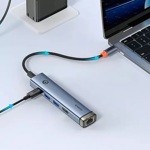 Hub Multiplicador Baseus Usb C Hdmi 4k 60hz Ethernet Usb 3.0