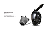 Mascara Snorkel Gadnic Buceo Integral Conexion Gopro