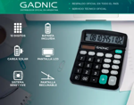 Calculadora 12 Digitos Pantalla LCD Botones Grandes