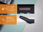 Calculadora 12 Digitos Pantalla LCD Botones Grandes