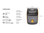 Impresora Portátil Bluetooth Térmica Inalámbrica Ticket 58mm